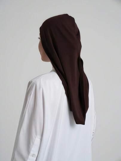 SHEIN BRĄZOWA CHUSTA HIDŻAB S07