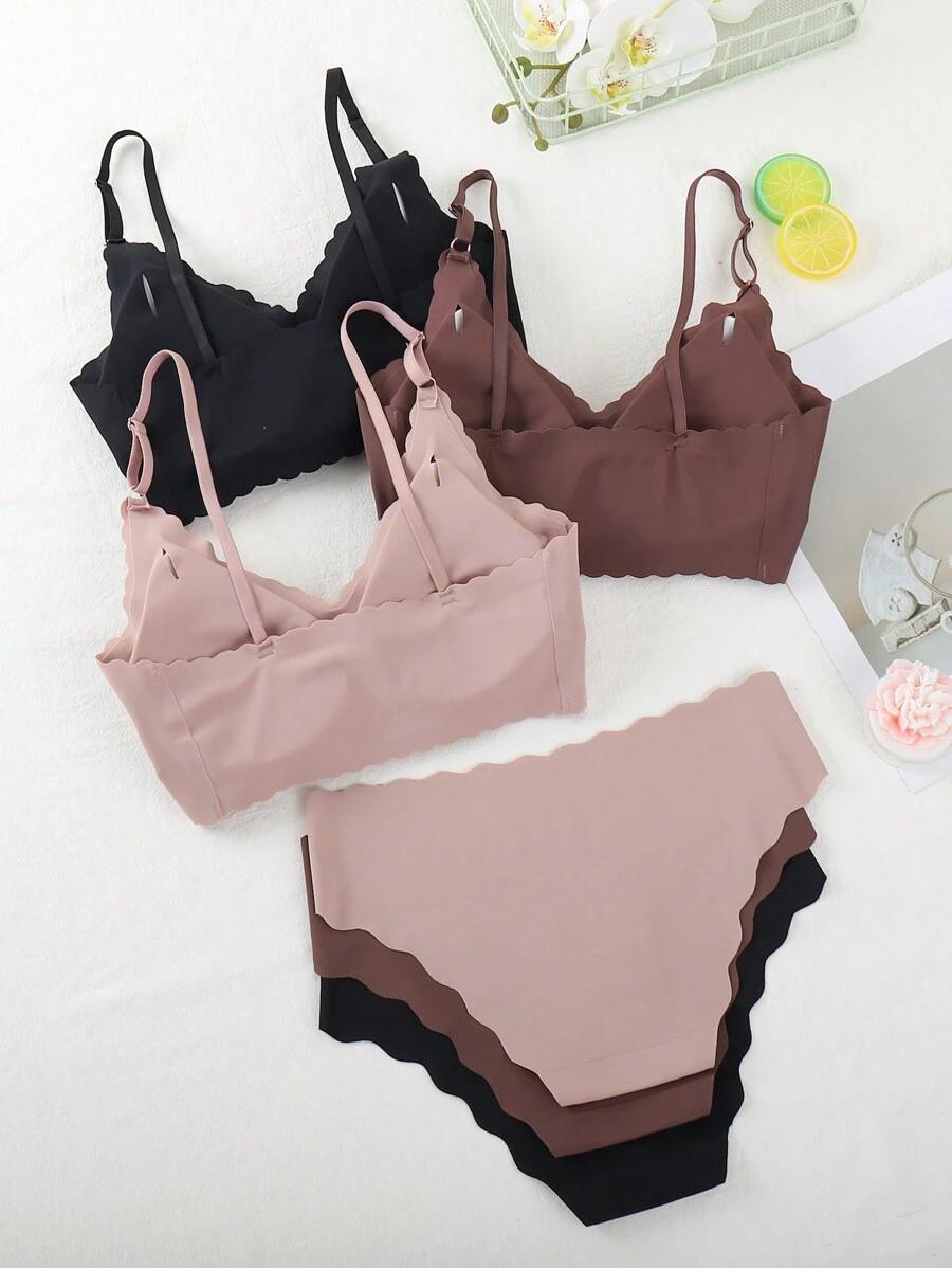SHEIN BIUSTONOSZ MAJTKI KOMPLET 2-PACK S09__L