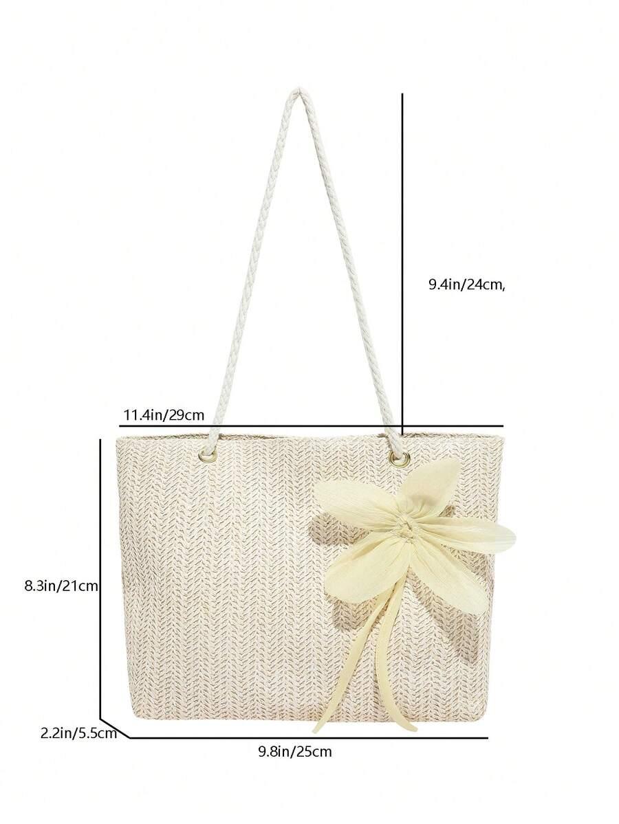 SHEIN BEŻOWA TOREBKA NA RAMIĘ S07__25X21CM