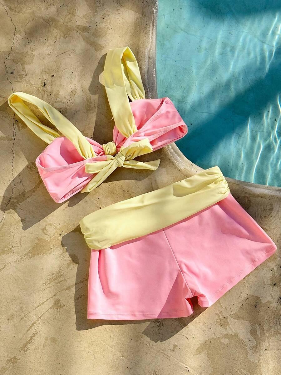 SHEIN DWUCZĘŚCIOWY STRÓJ KĄPIELOWY S09__S