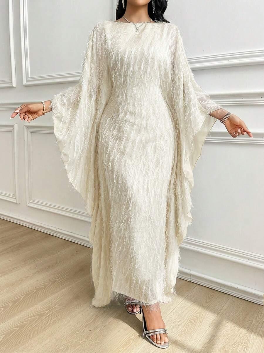 SHEIN BIAŁA MAXI SUKIENKA S06__M