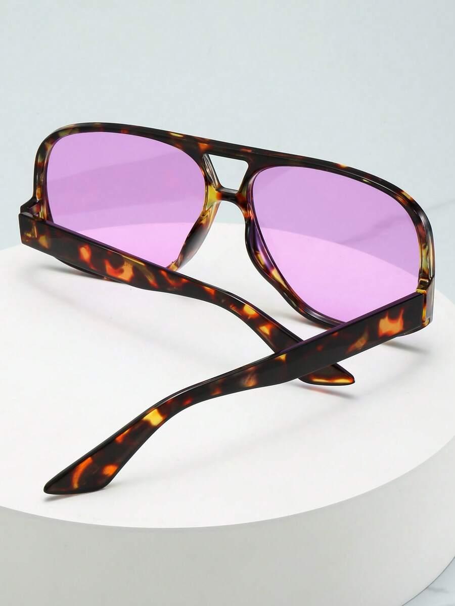 SHEIN OKULARY PRZECIWSŁONECZNE ANIMAL PRINT S07