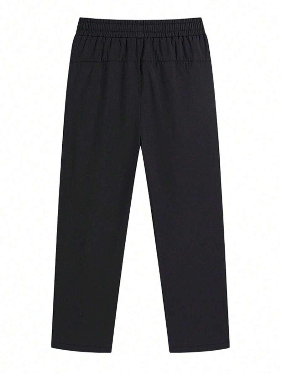 SHEIN CZARNE OCIEPLANE SPODNIE W01__XXXL