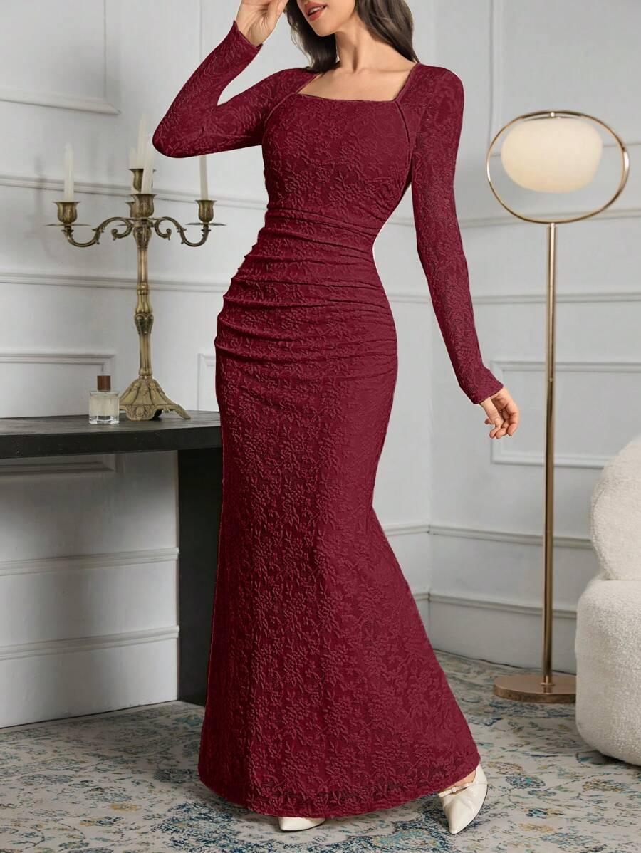 MODELYN BORDOWA MAXI SUKIENKA S06__S