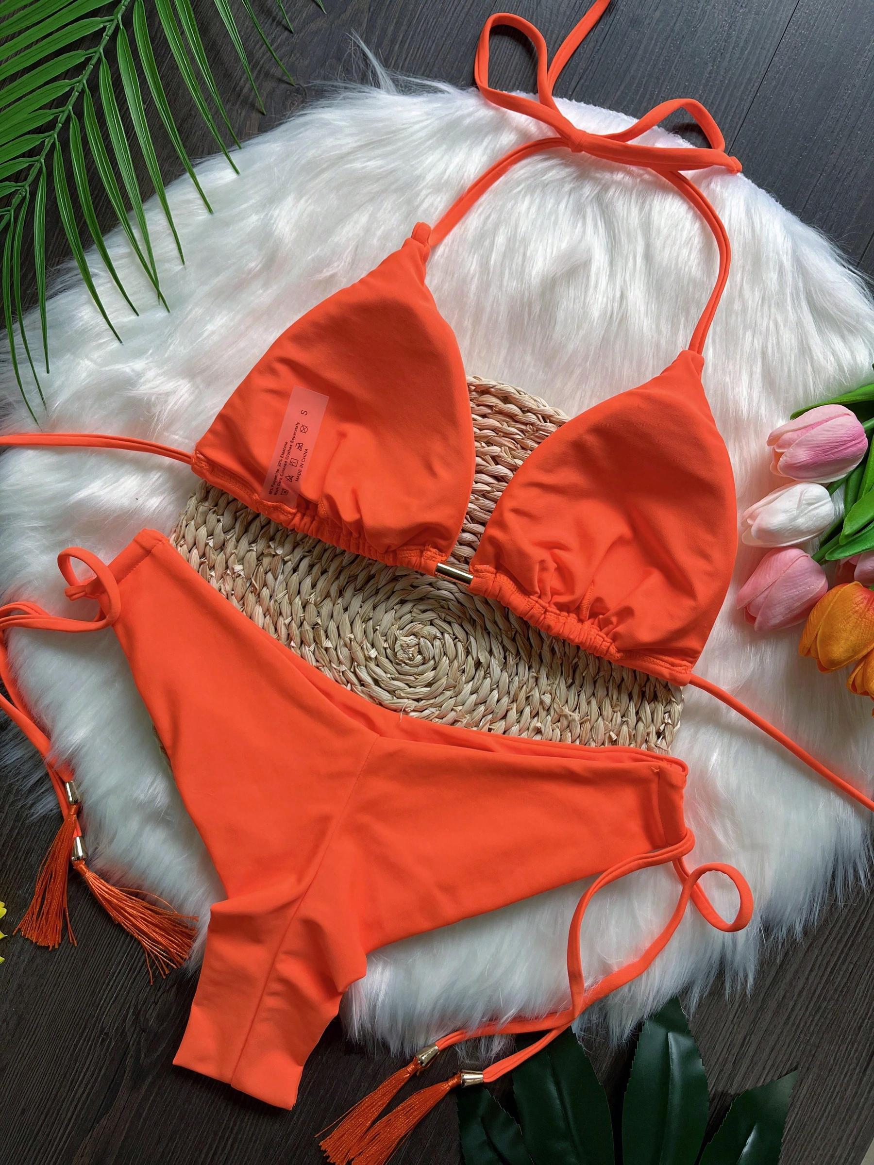 SHEIN DWUCZĘŚCIOWY STRÓJ KĄPIELOWY S09__L