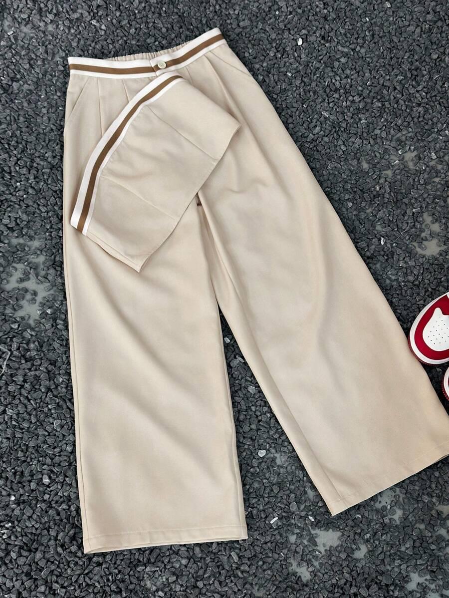 COOLANE KIDS BEŻOWE SPODNIE KIESZENIE S06__140-146