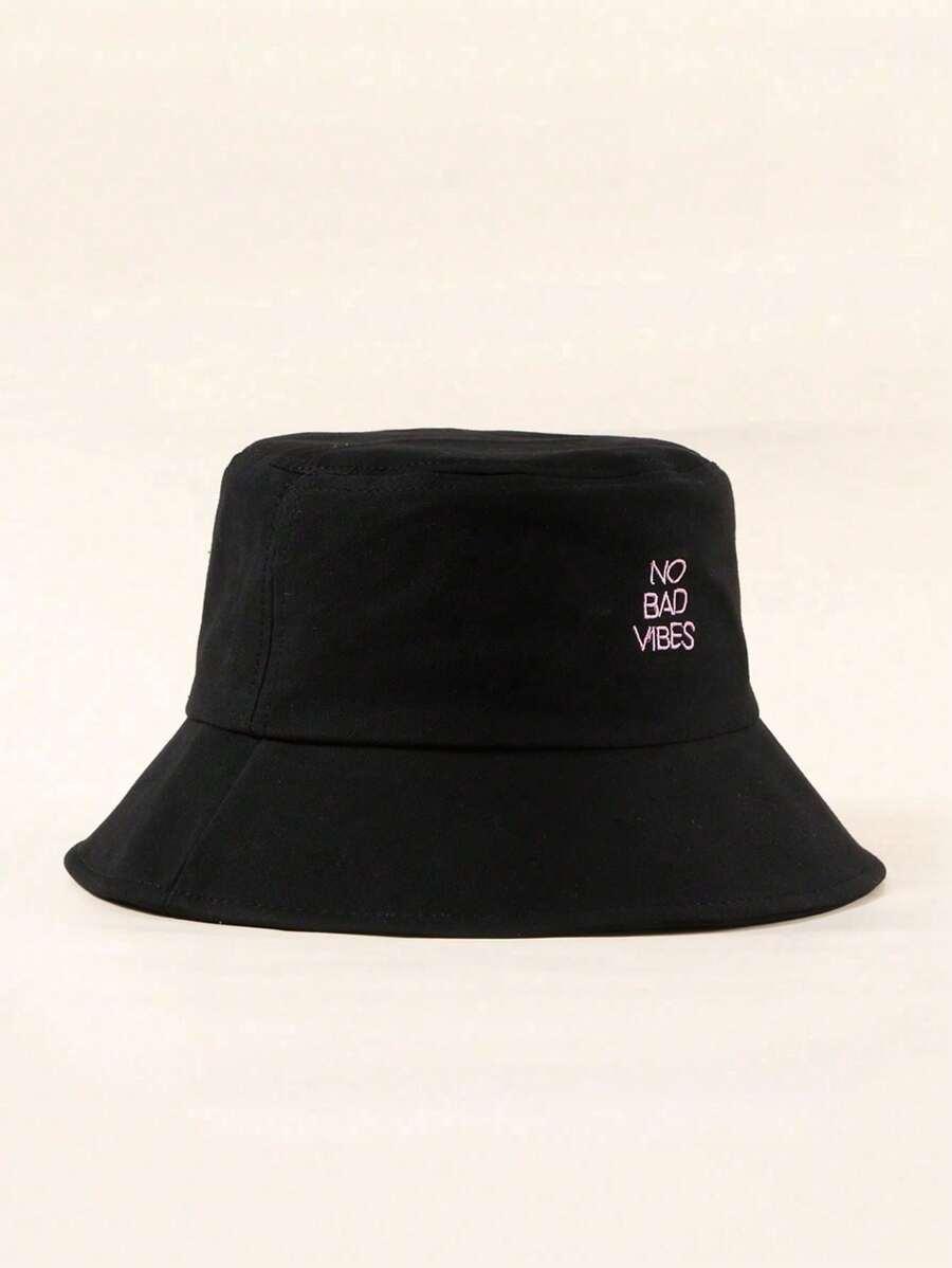SHEIN CZARNY KAPELUSZ BUCKET S07__