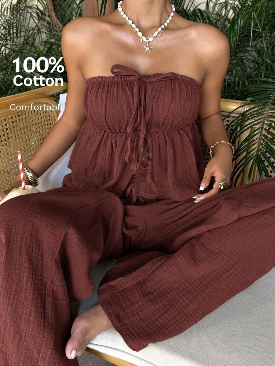 SHEIN TOP SPODNIE KOMPLET S06__L