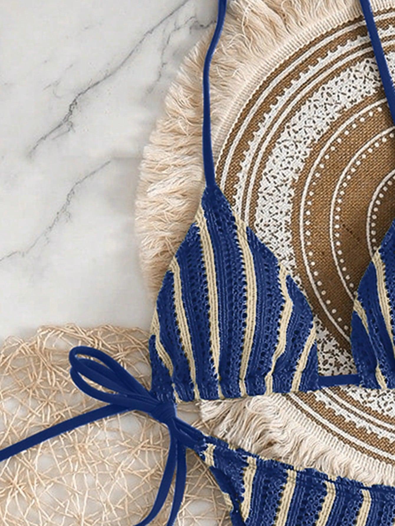 SHEIN DWUCZĘŚCIOWY STRÓJ KĄPIELOWY SPODENKI KOMPLET S09__XL