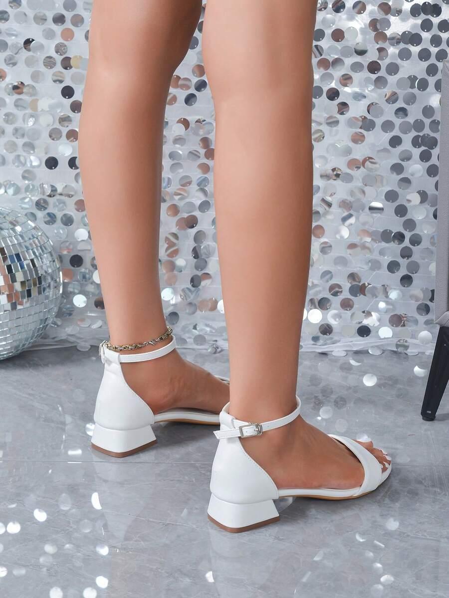 SHEIN BIAŁE SANDAŁY OBCAS S06__41