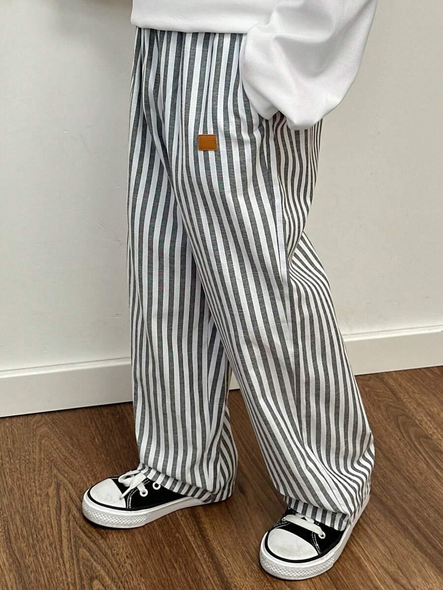 SHEIN SPODNIE PASKI CASUAL S06__98/104