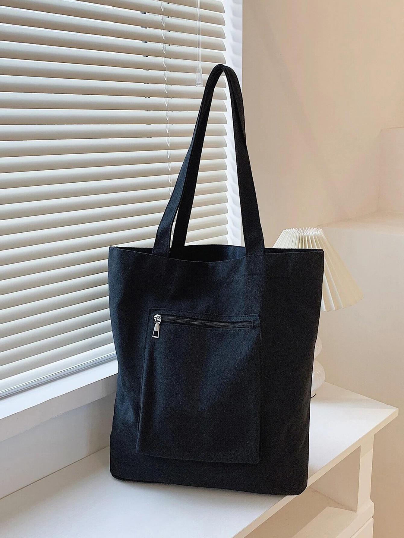 SHEIN CZARNA TOREBKA NA RAMIĘ S07__33X10X37,5