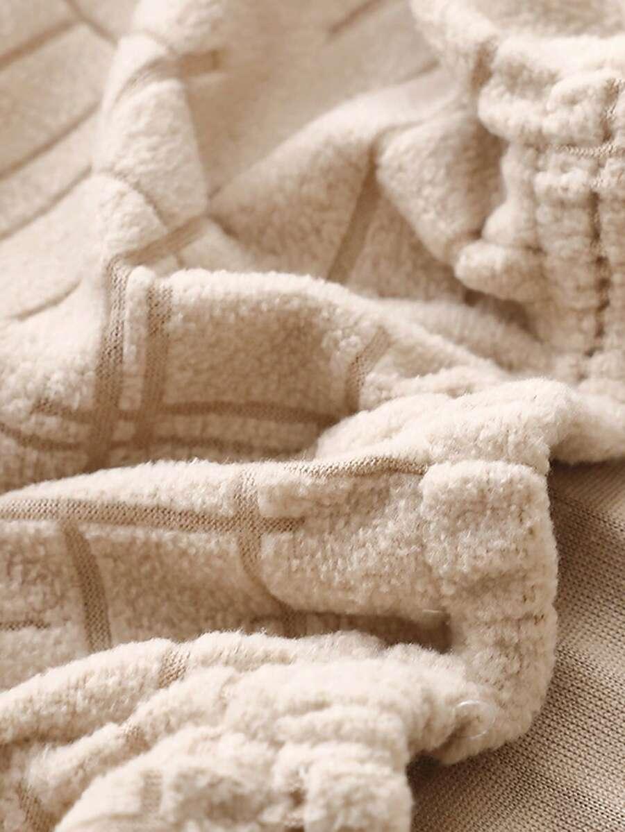 SHEIN BEŻOWY POKROWIEC NA KRZESŁO S07__40X45X45