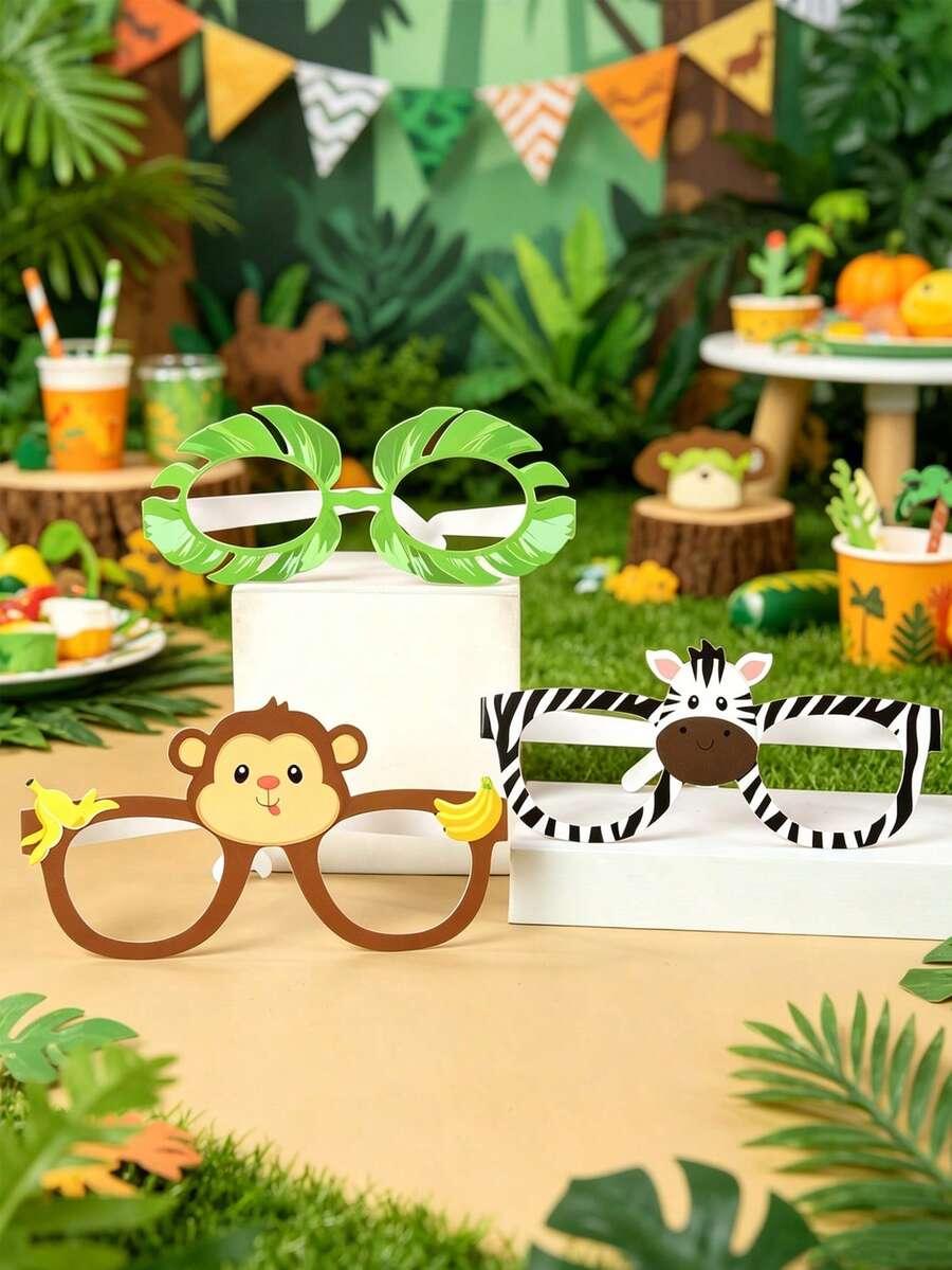 SHEIN OKULARY ZWIERZĘTA 6SZT. S07