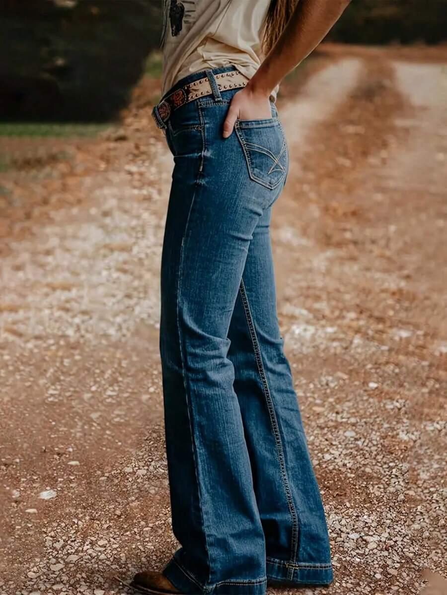 SHEIN NIEBIESKIE SPODNIE JEANS S06__L