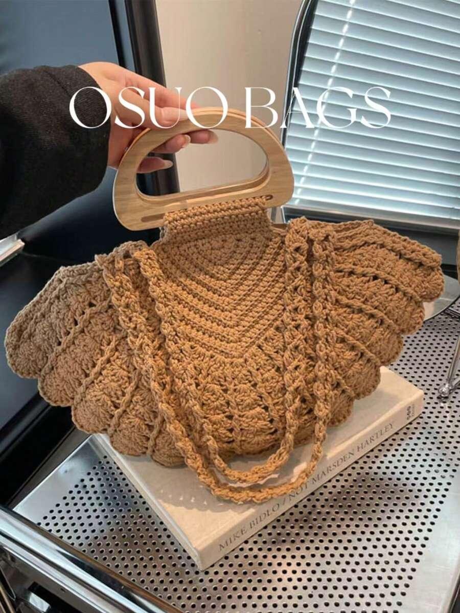 SHEIN BRĄZOWA TOREBKA NA RAMIĘ S07__22X45