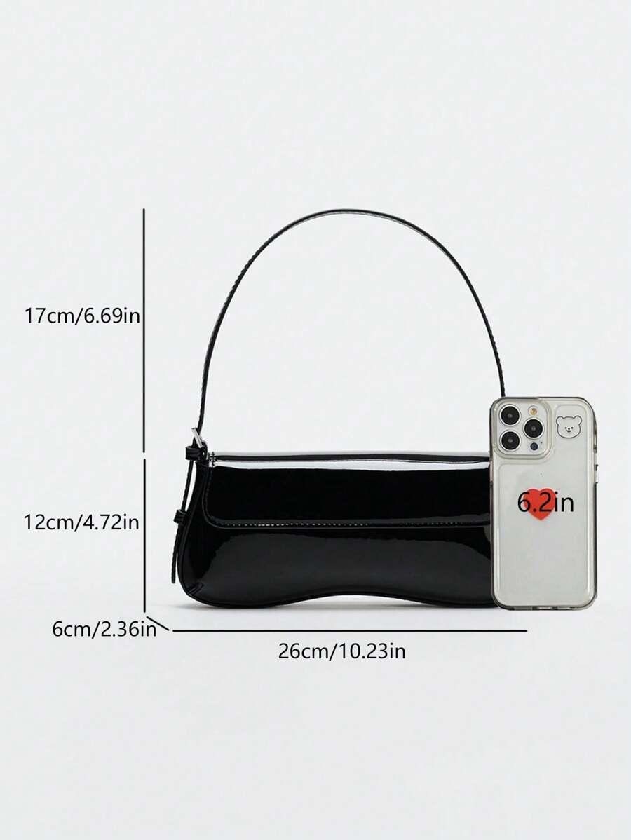SHEIN CZARNA TOREBKA NA RAMIĘ S07__26X12