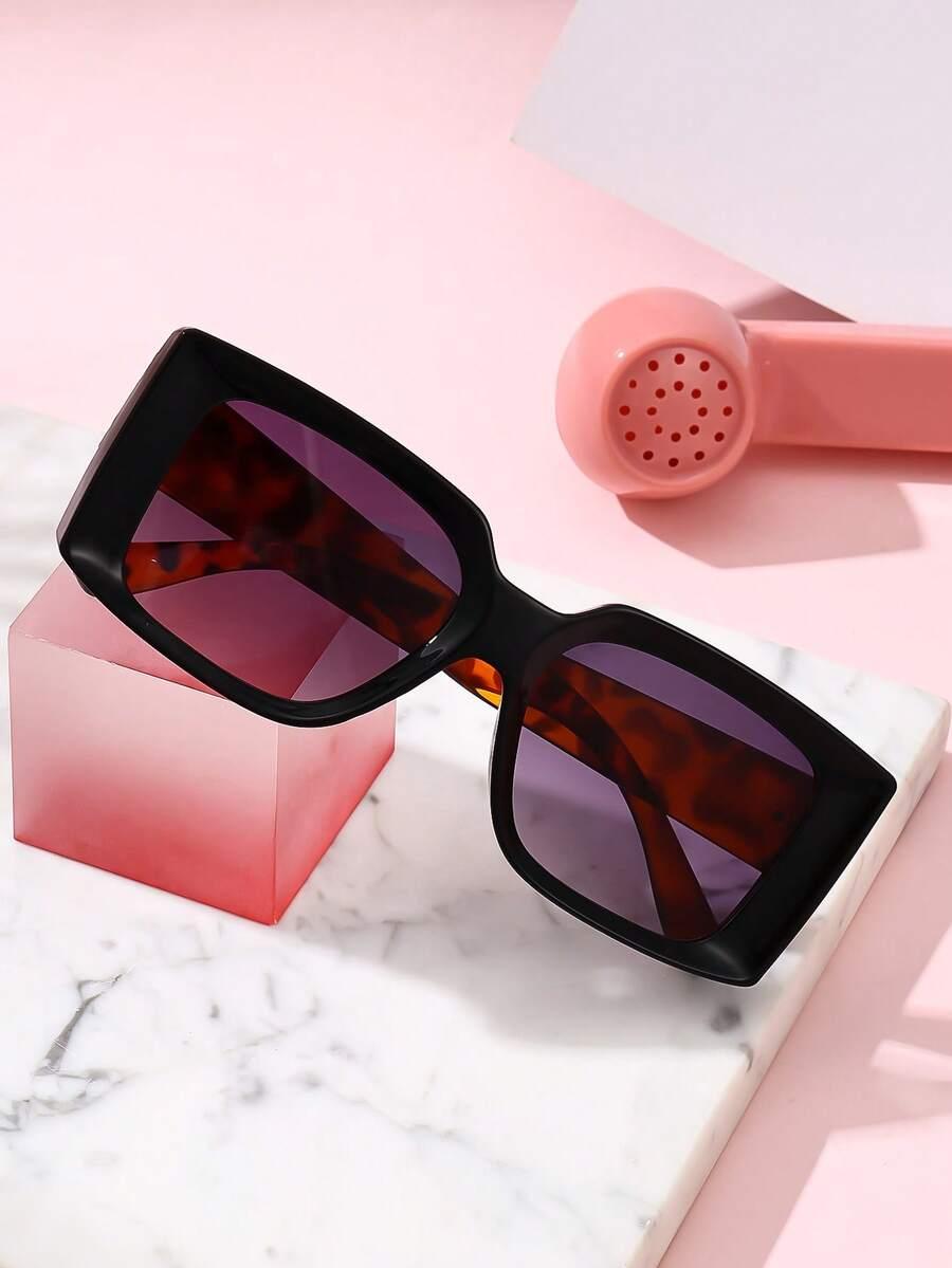 SHEIN OKULARY PRZECIWSŁONECZNE ANIMAL PRINT S07