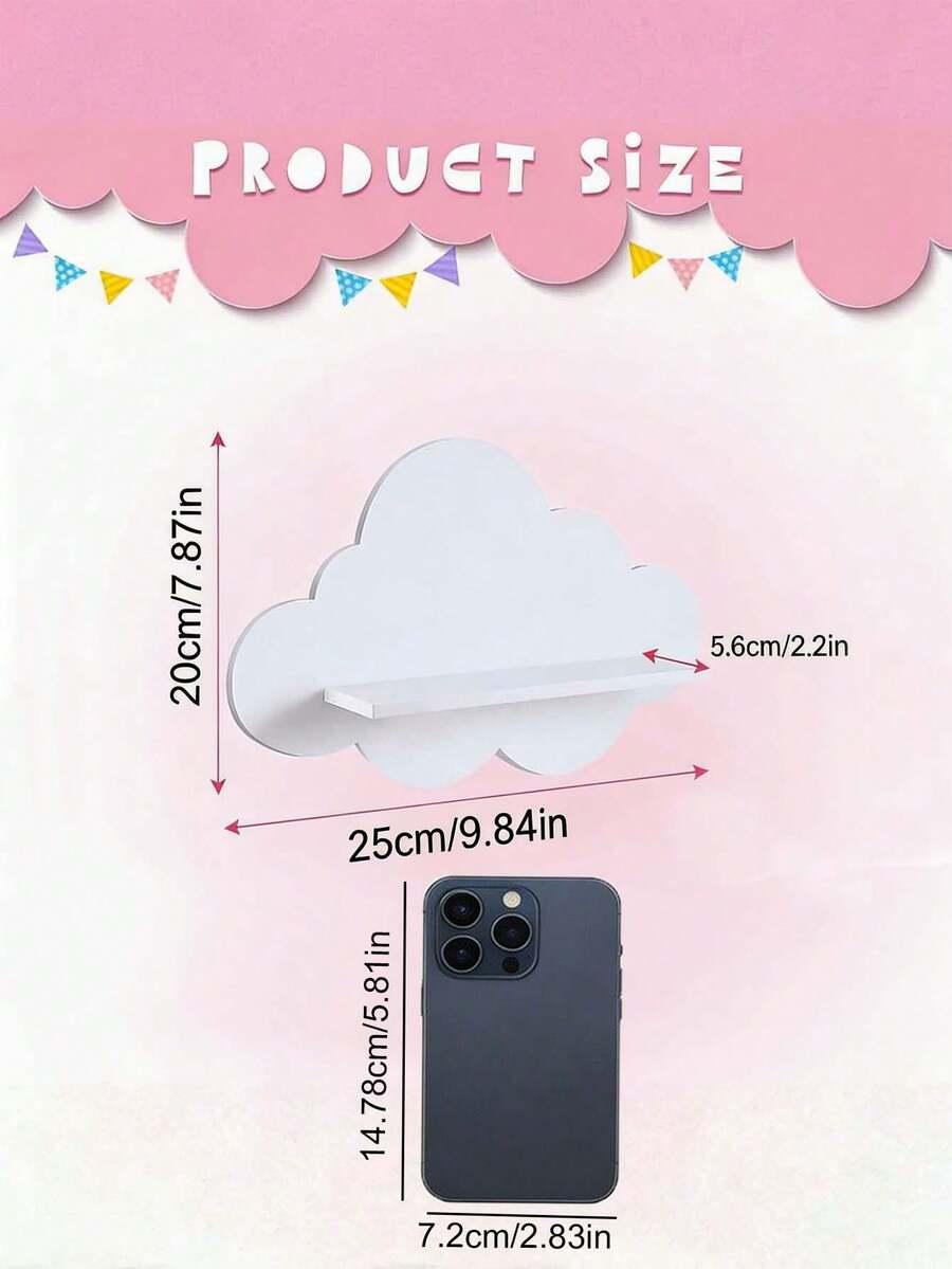 SHEIN BIAŁA PÓŁKA NA ŚCIANĘ 3-PACK S07__20X25X5,6