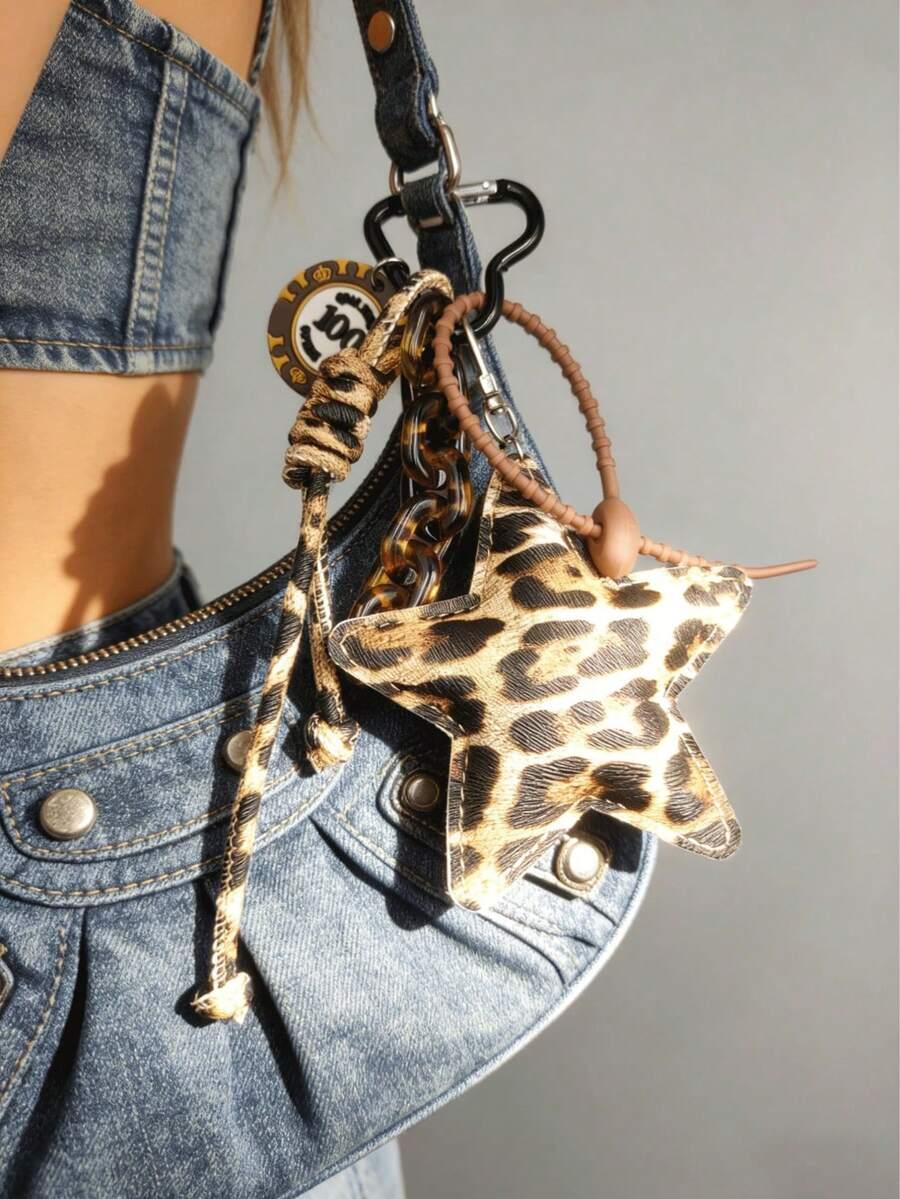 SHEIN BRELOK GWIAZDA ANIMAL PRINT