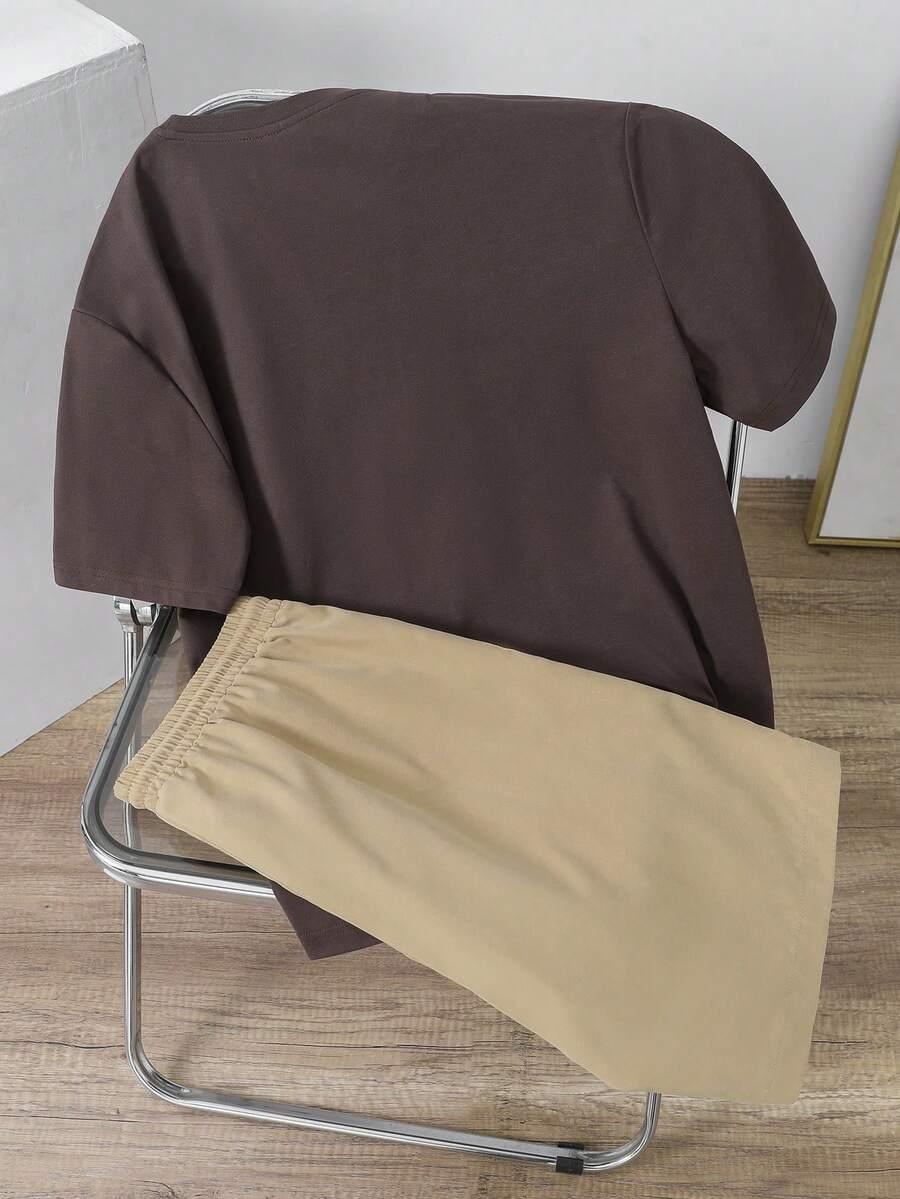 MANFINITY KOMPLET T-SHIRT SPODENKI PK01__XS