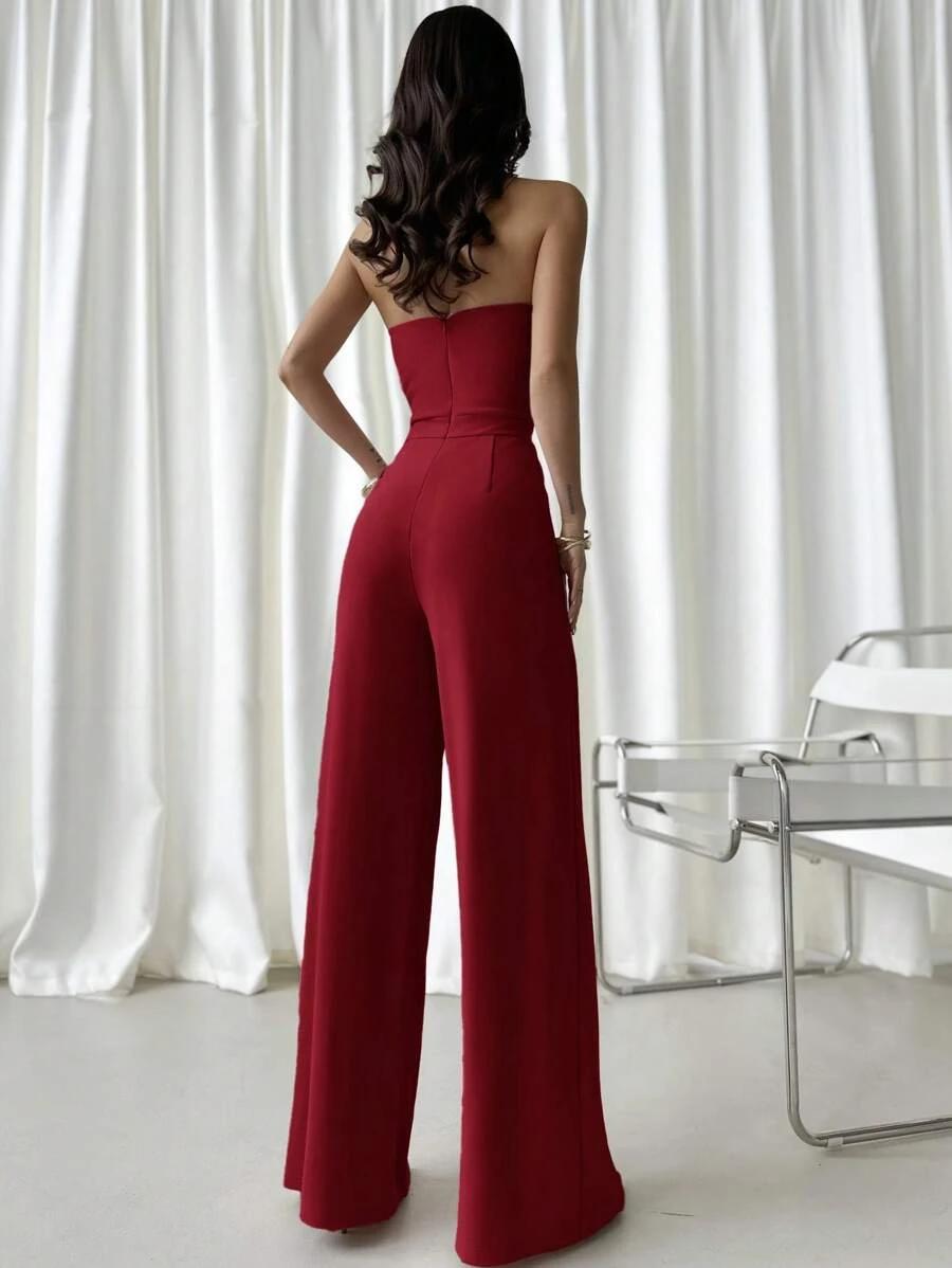 FIRERIE CZERWONY ELEGANCKI KOMBINEZON S06__S