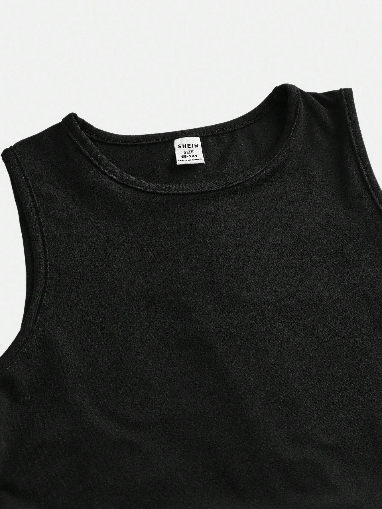 SHEIN CZARNA SUKIENKA BEZ RĘKAWÓW S06__166-170