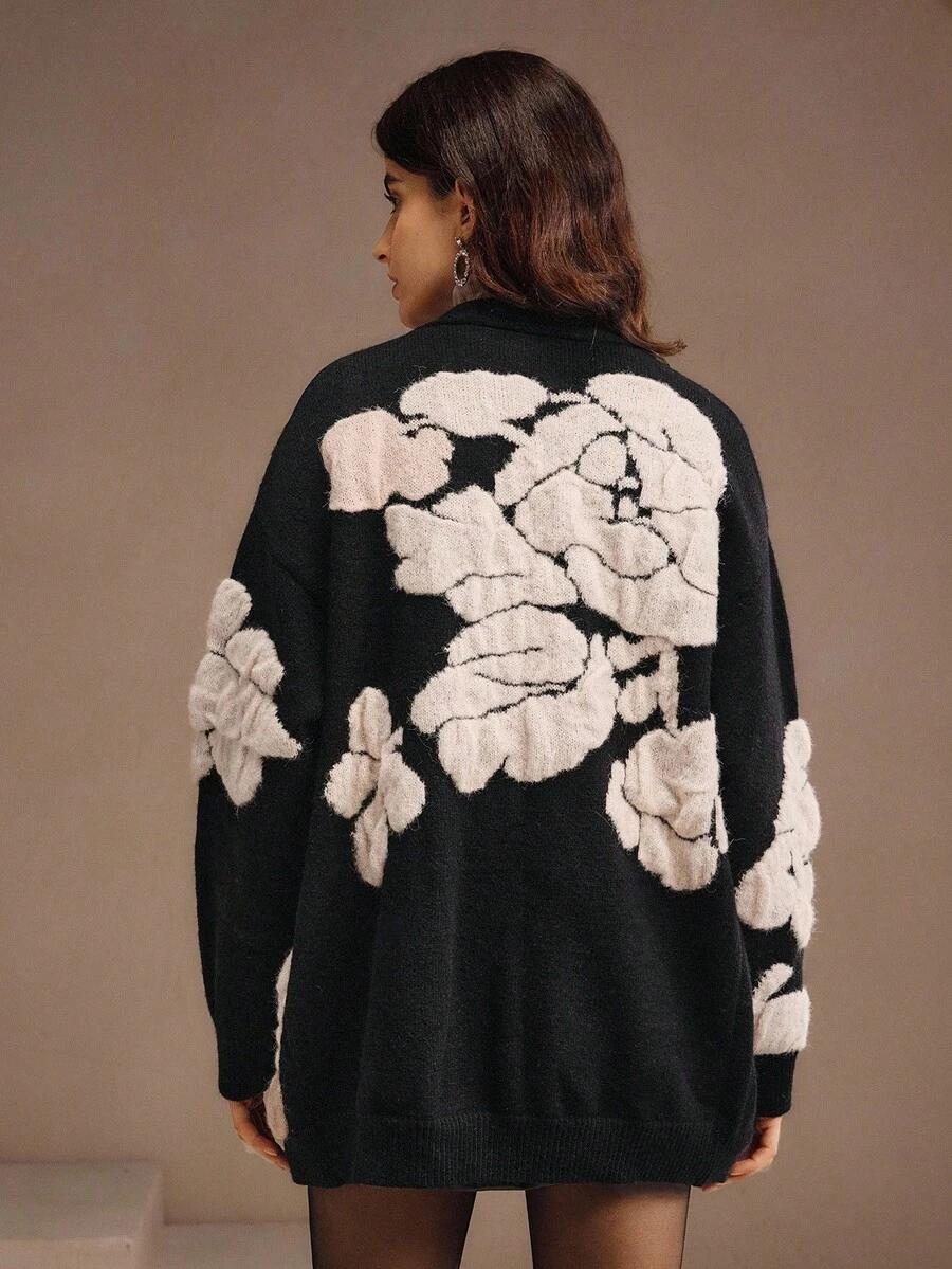 ANEWSTA CZARNY SWETER KIESZENIE S06__S