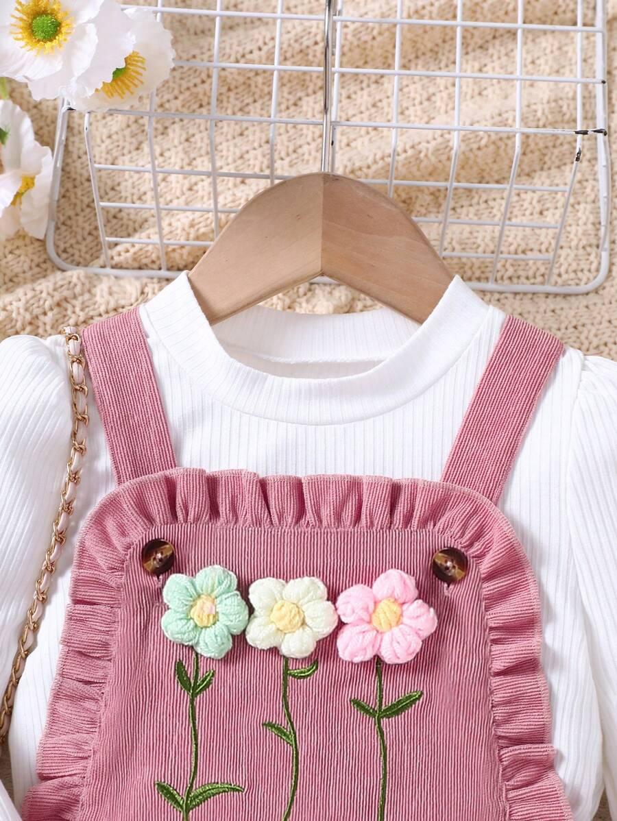 SHEIN OGRODNICZKI BLUZKA KOMPLET S06__110/116