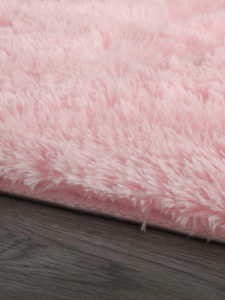 SHEIN RÓŻOWY FUTRZANY DYWAN S07__100X200
