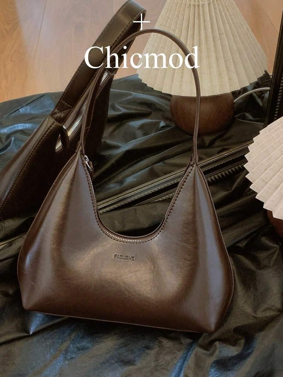 SHEIN BRĄZOWA TOREBKA NA RAMIĘ S07