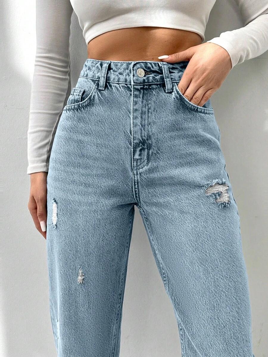 EURMUSE NIEBIESKIE SPODNIE JEANS PK01__XS