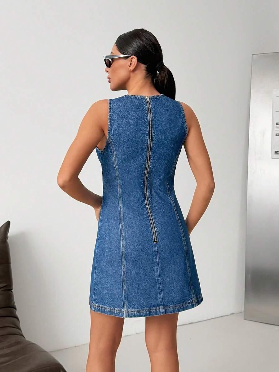 SHEIN MINI SUKIENKA JEANS S06__M