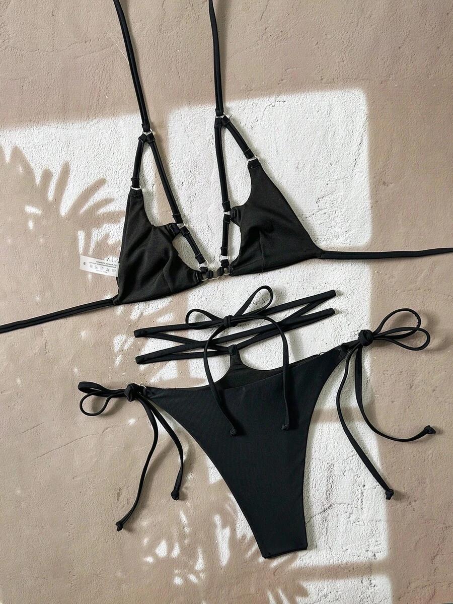 SHEIN DWUCZĘŚCIOWY STRÓJ KĄPIELOWY S09__S