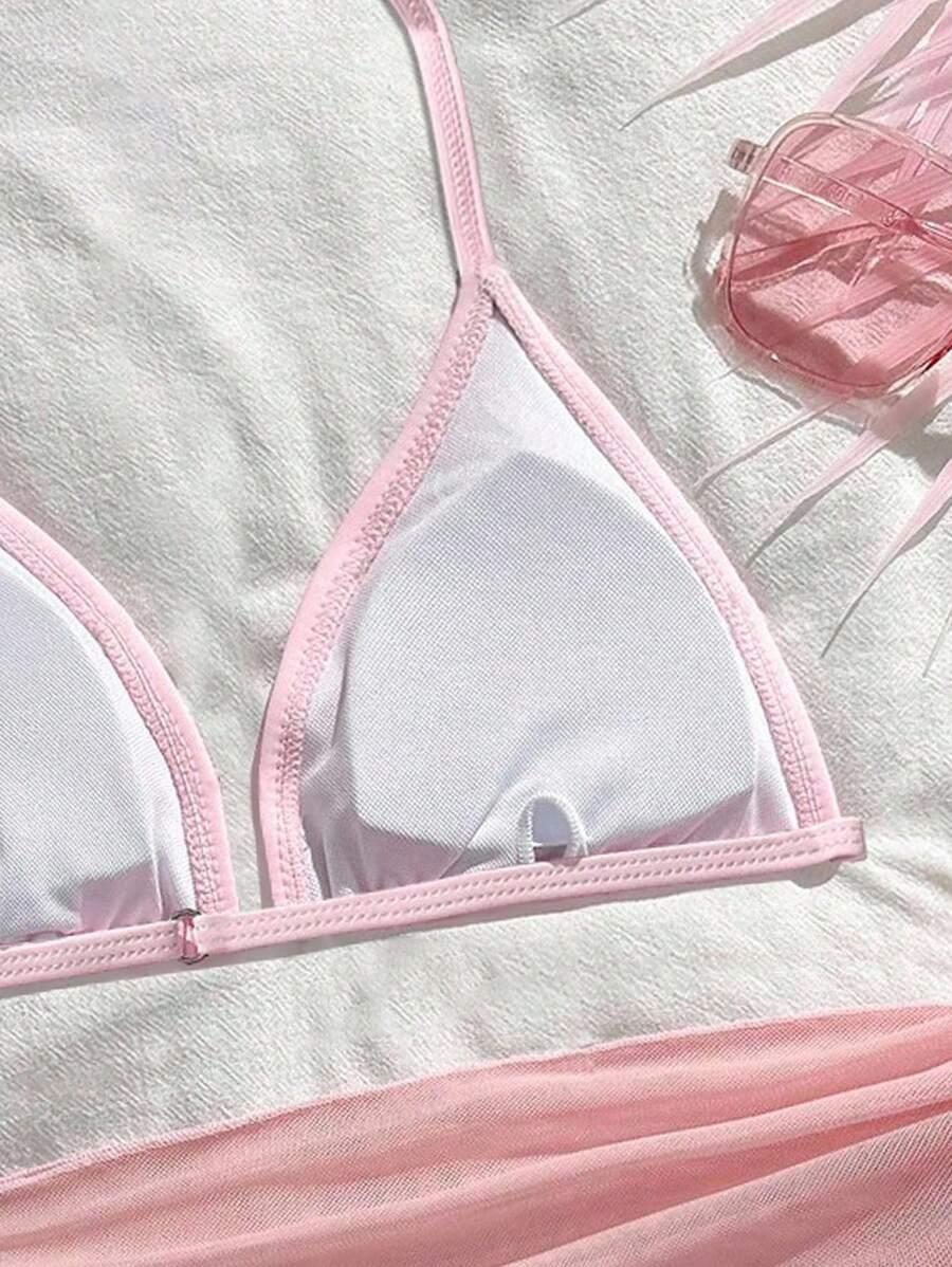 SHEIN 3-CZĘŚCIOWY STRÓJ KĄPIELOWY S09__158/164