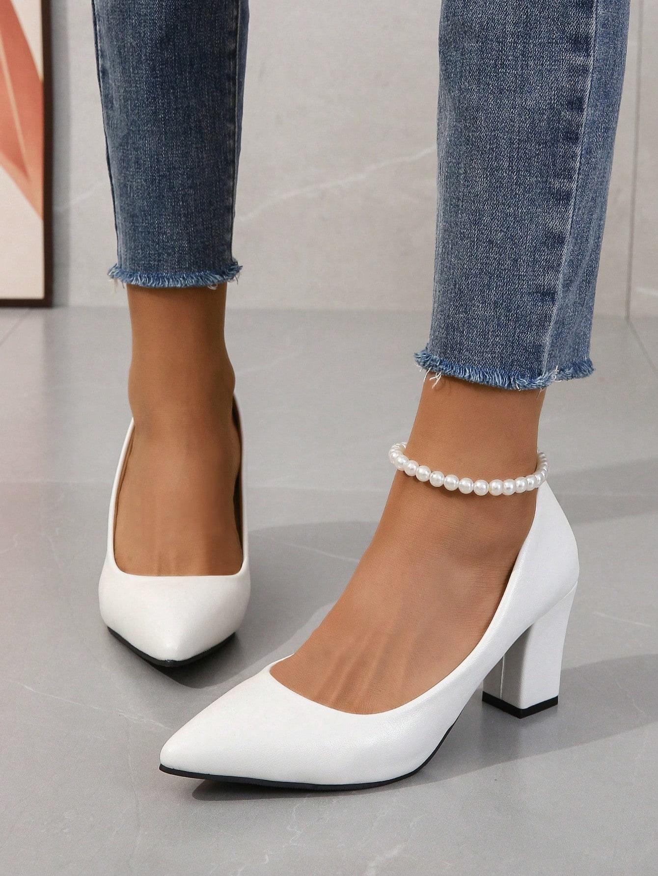 SHEIN BIAŁE CZÓŁENKA OBCAS S06__36,5