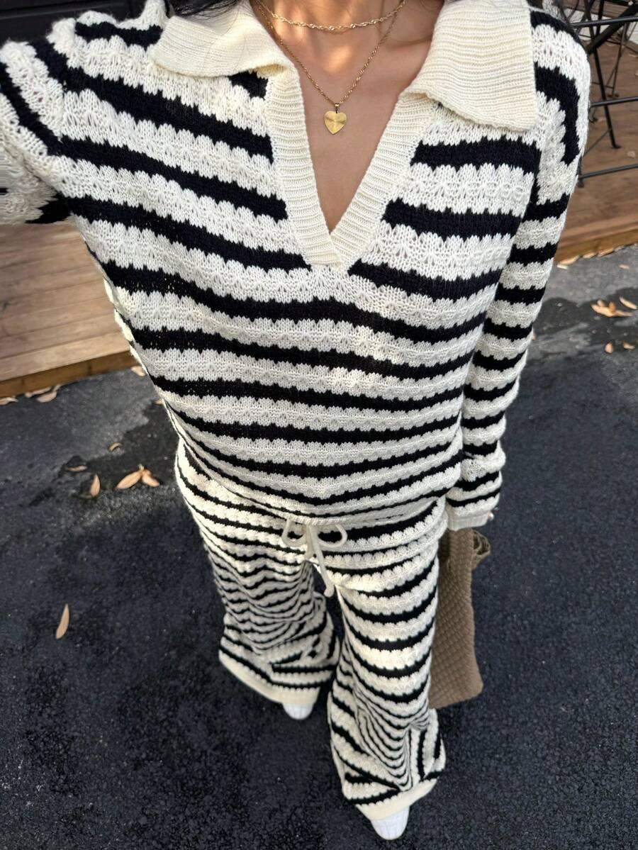 SHEIN SWETER SPODNIE KOMPLET S06__M