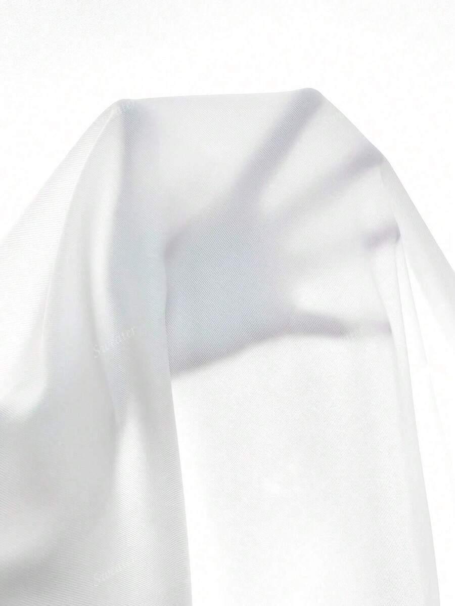 SHEIN BIAŁE SPODNIE ZDOBIENIE S06__L
