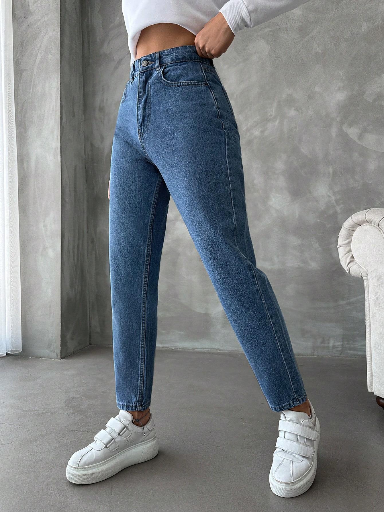 SHEIN NIEBIESKIE SPODNIE JEANS S06__M