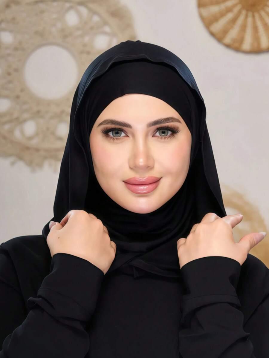SHEIN CZARNY TURBAN NA GŁOWĘ S07