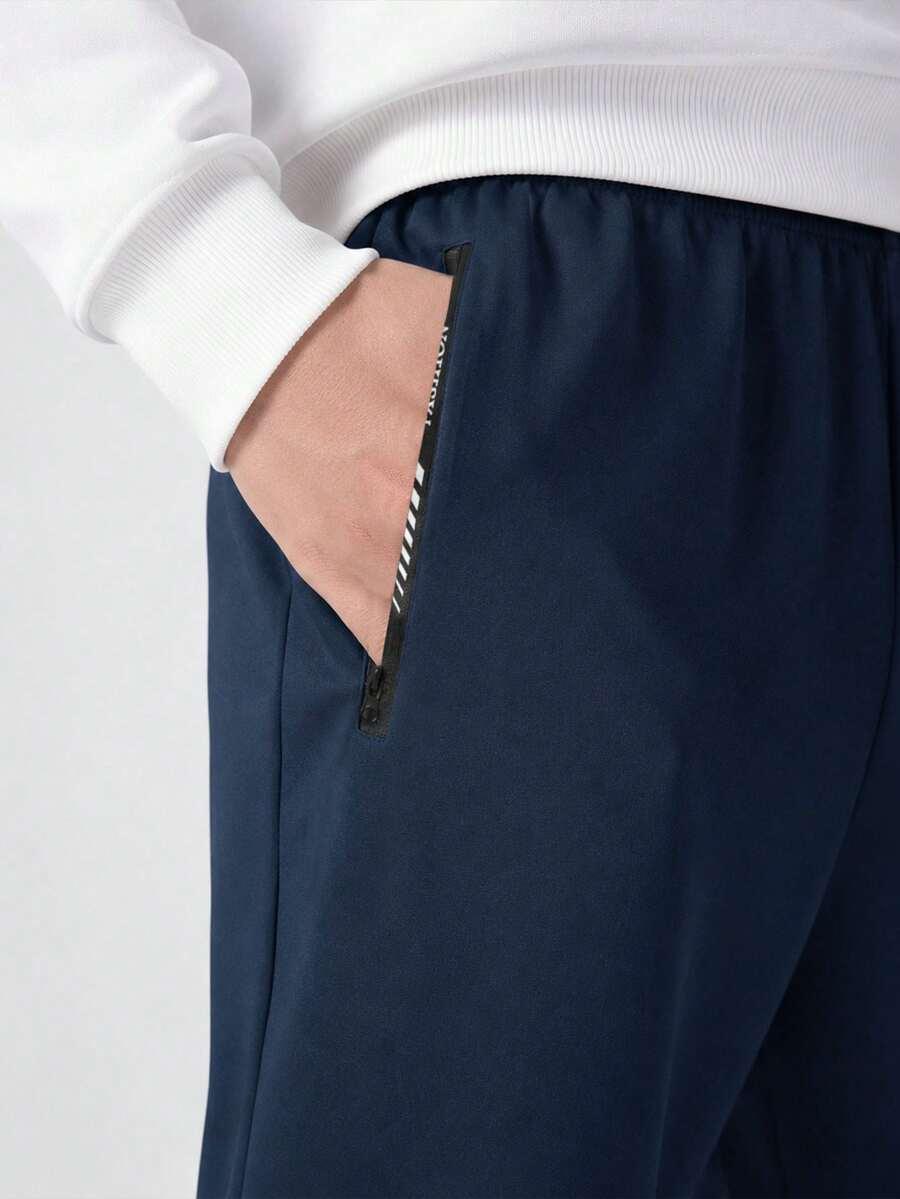 SHEIN GRANATOWE SPODNIE DRESOWE PK01__S