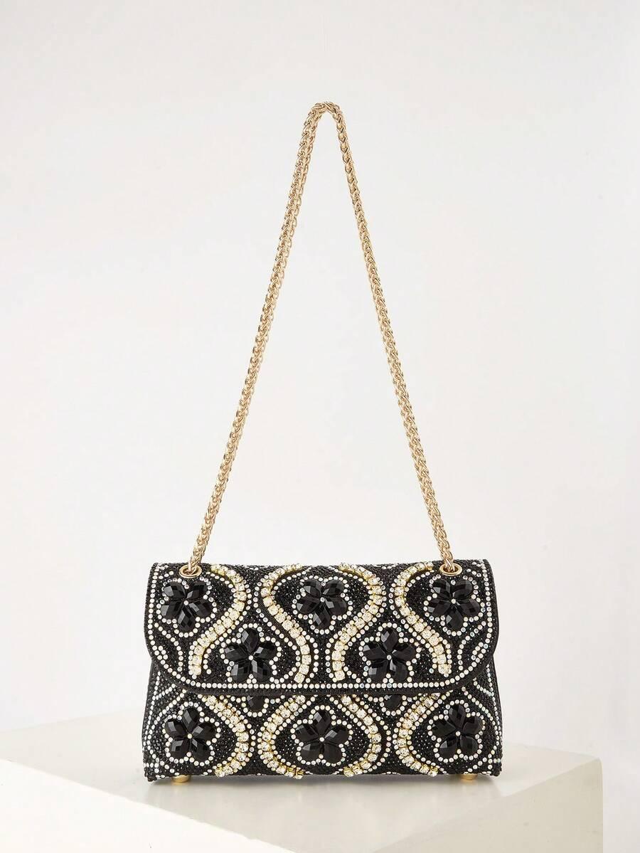 SHEIN TOREBKA ZDOBIENIA POŁYSK S07__21X12,5