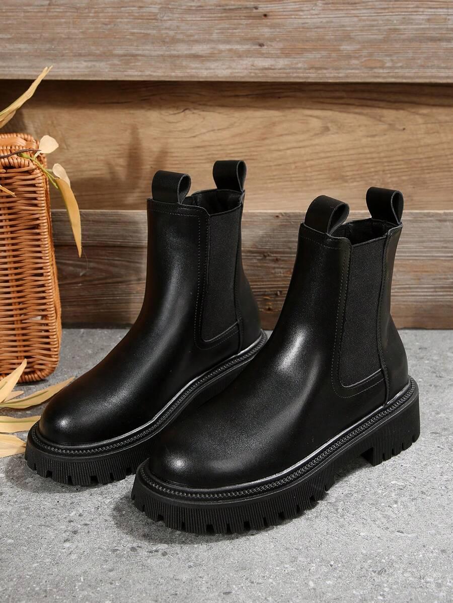 SHEIN CZARNE WSUWANE BOTKI W01__40,5