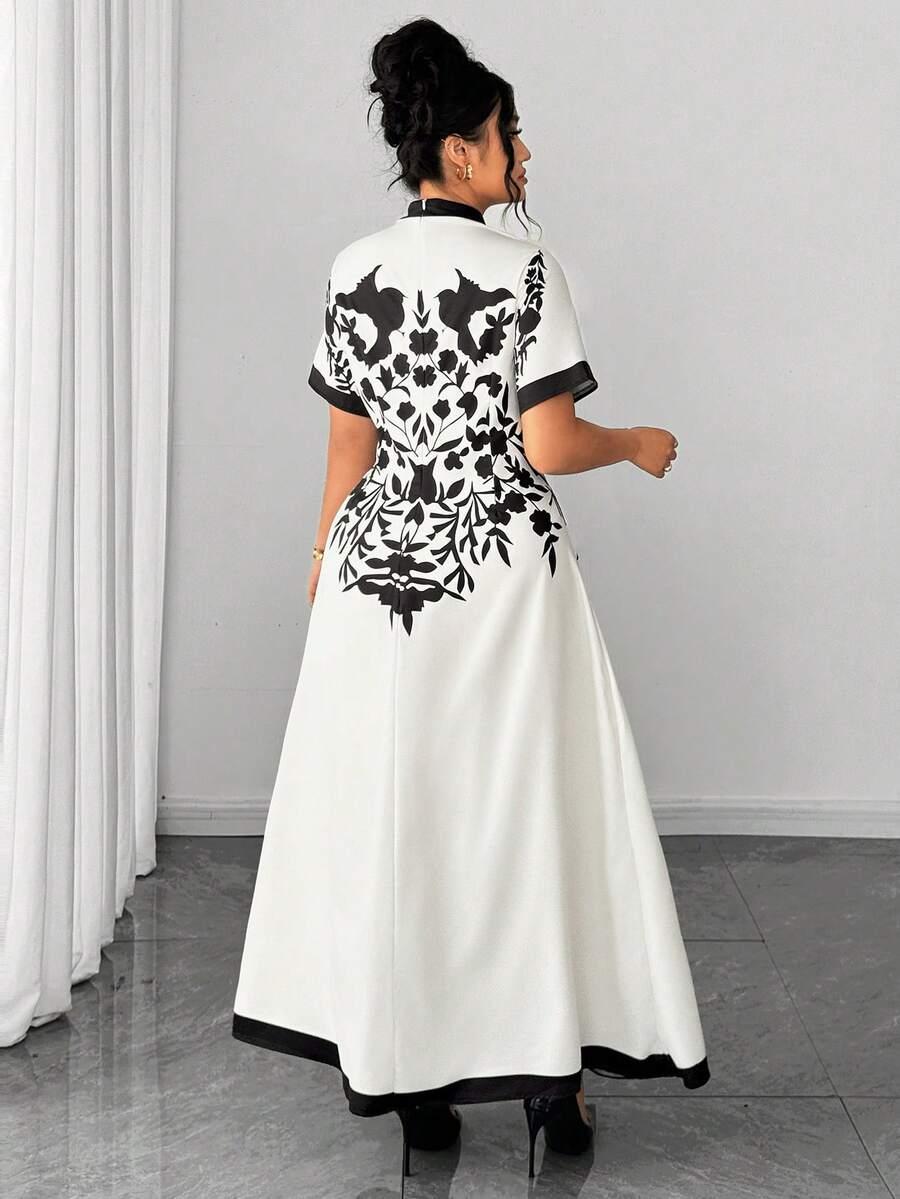 ELENZGA MAXI SUKIENKA WZÓR S06__XXL