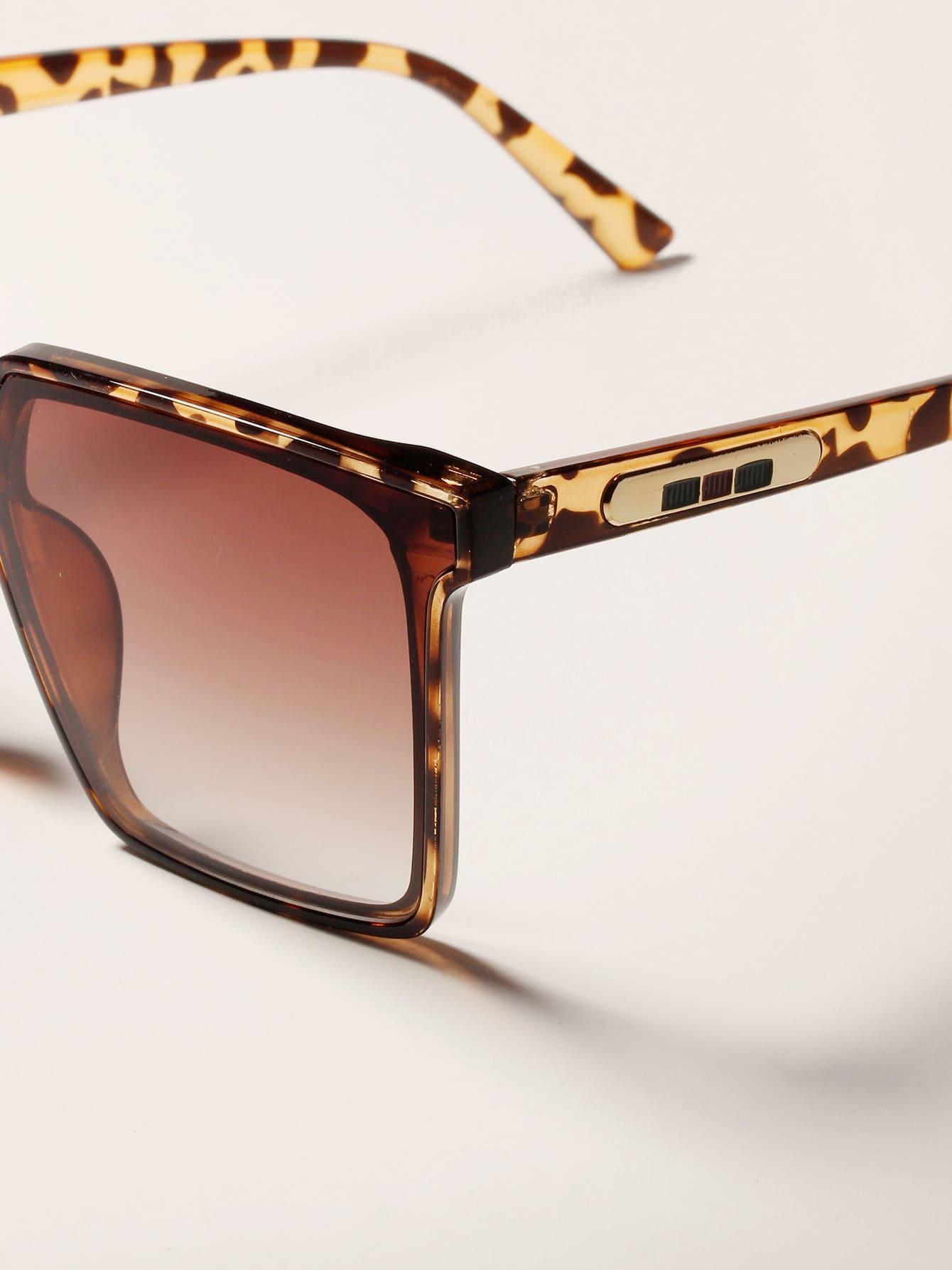 SHEIN OKULARY PRZECIWSŁONECZNE ANIMAL PRINT S07