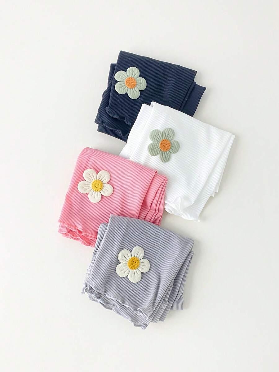 SHEIN ZESTAW LEGGINSÓW 4-PACK S06__98/104