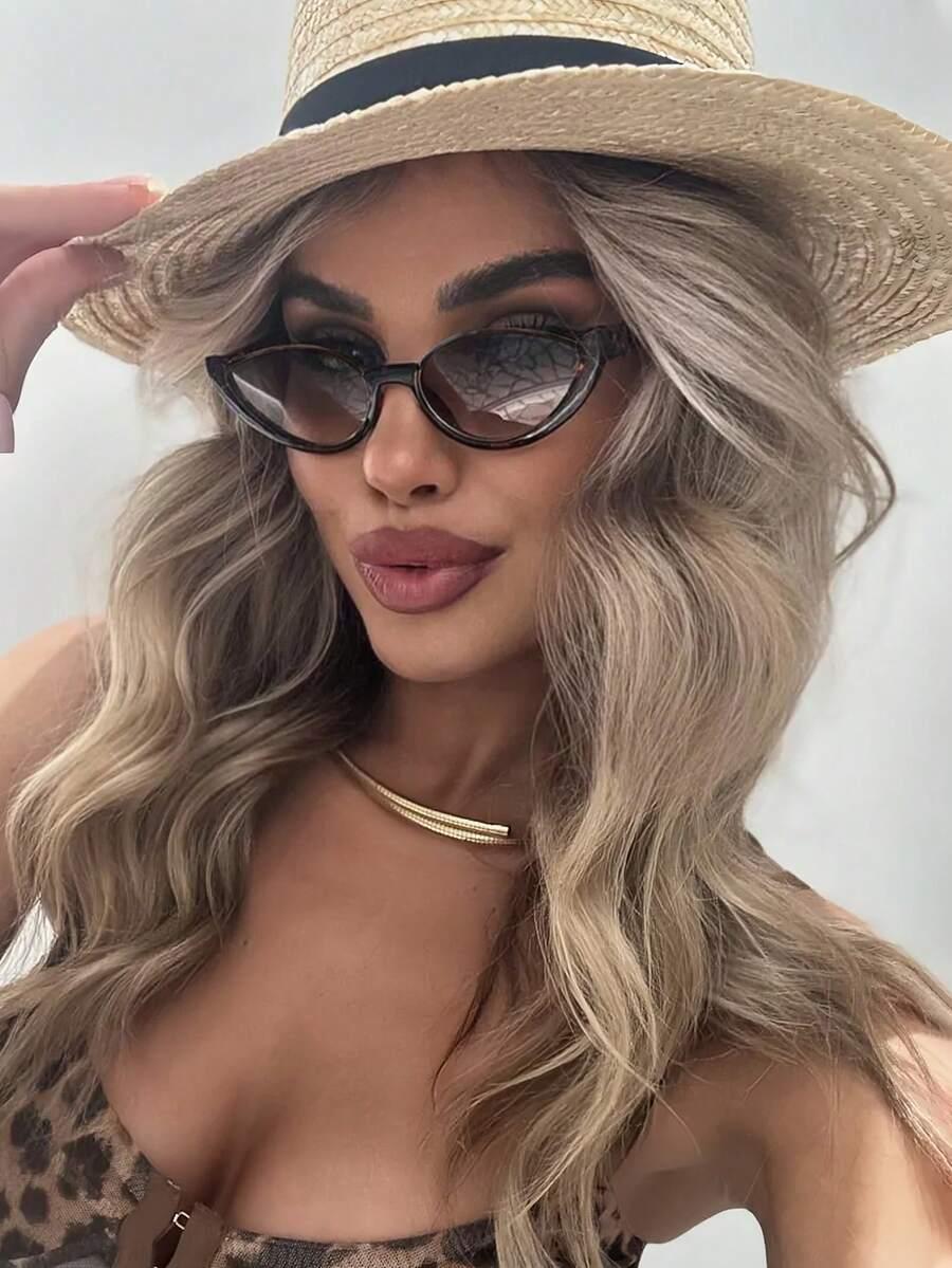 SHEIN OKULARY PRZECIWSŁONECZNE ANIMAL PRINT S07