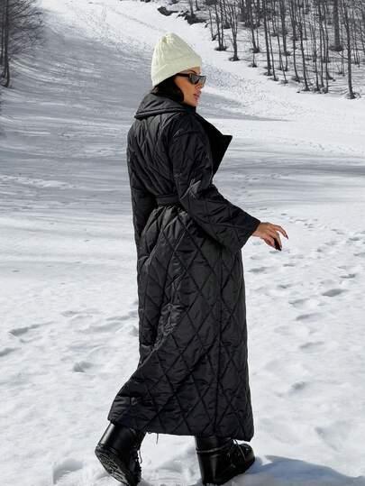 SHEIN CZARNA PIKOWANA KURTKA W01__XL