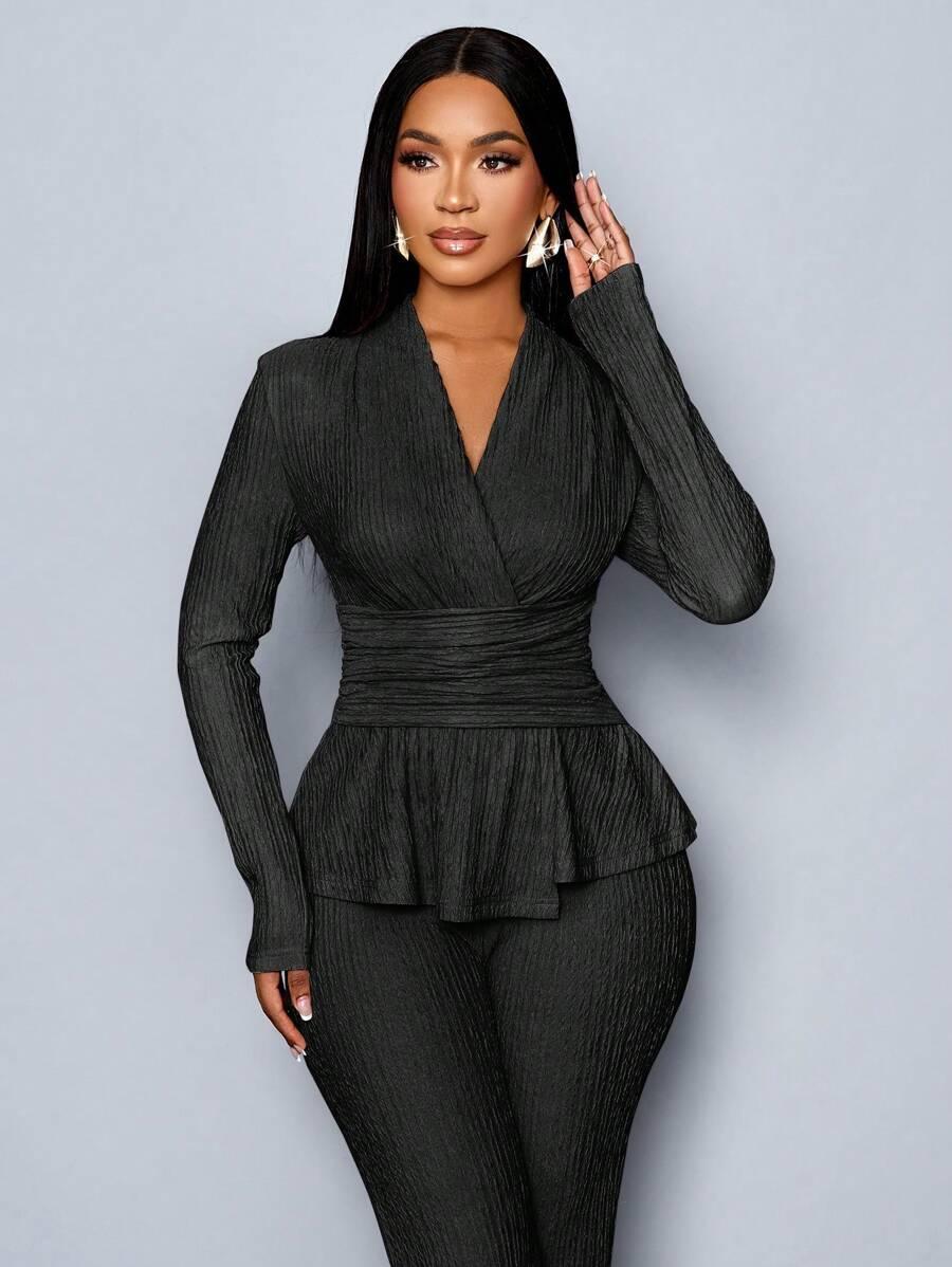 SHEIN BLUZKA SPODNIE KOMPLET S06__L