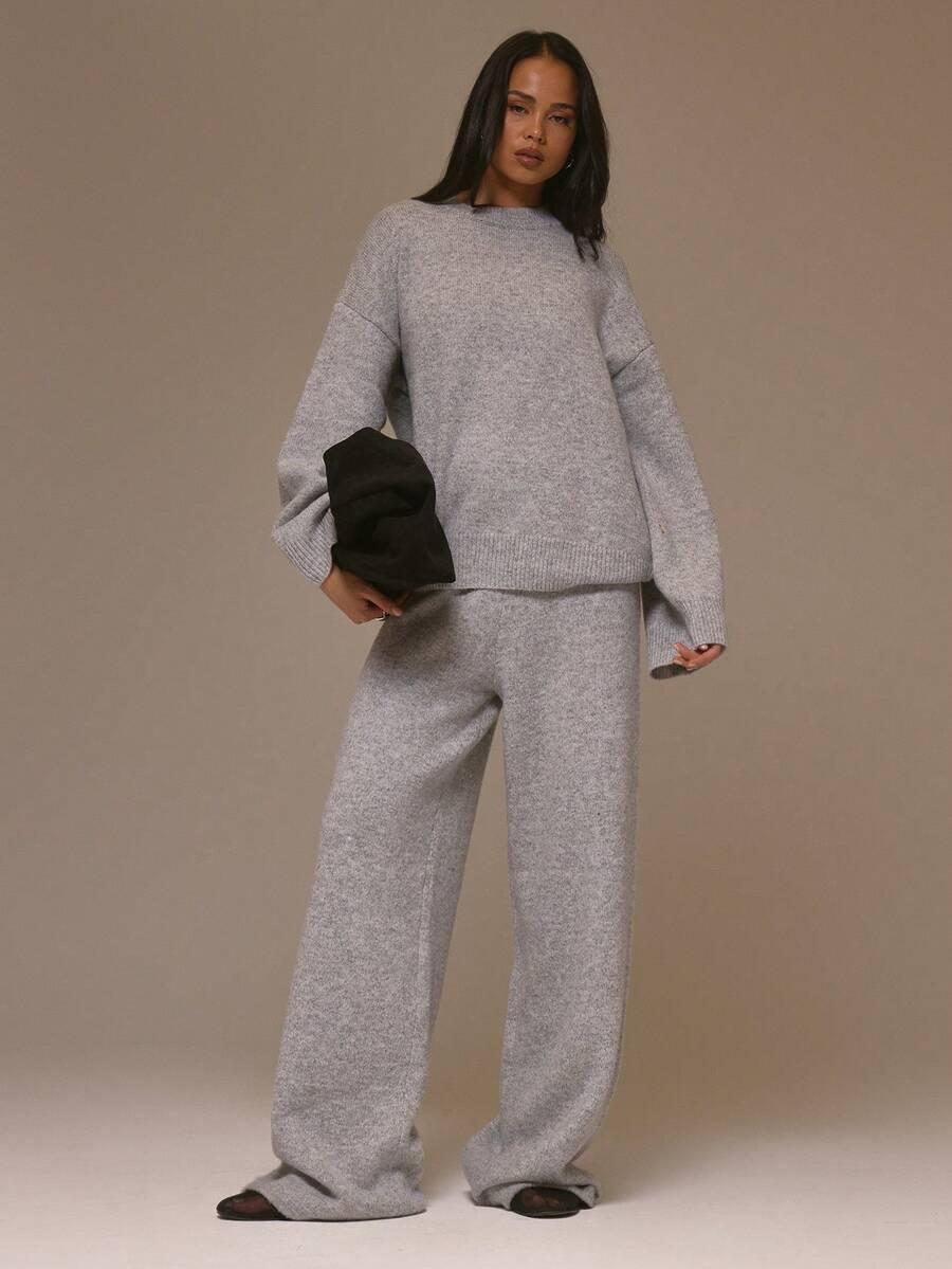 MUSERA SZARY LUŹNY SWETER S06__XS